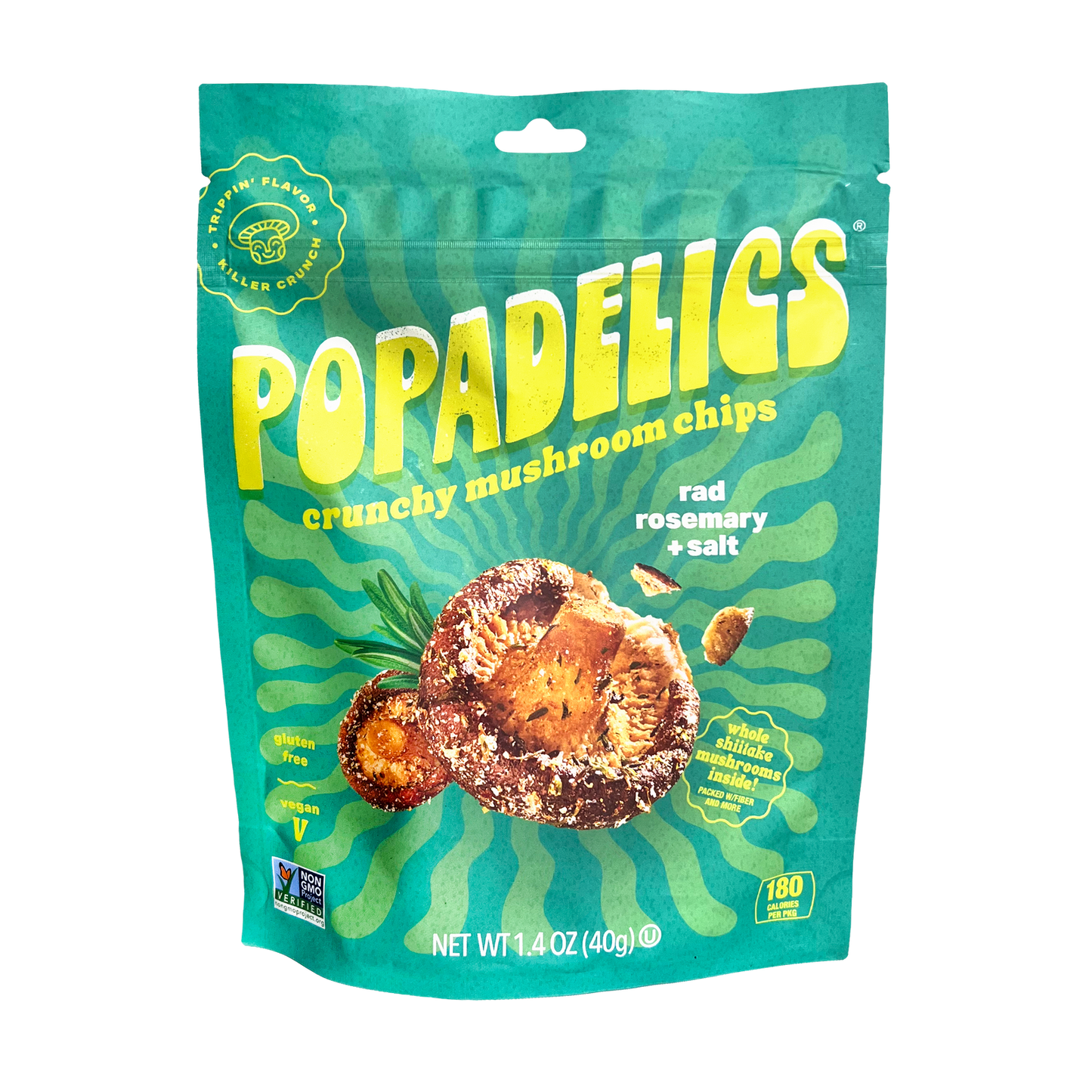 Popadelics Crunchy Mushroom Chips