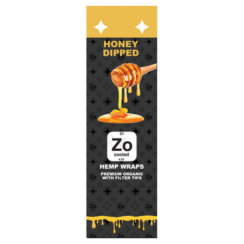 Zooted Honey Dipped Flavored Hemp Wraps