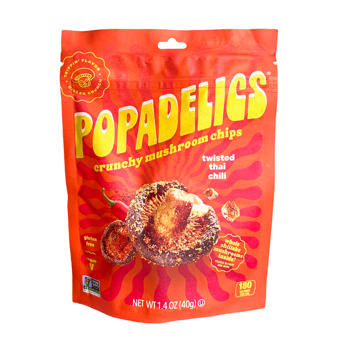 Popadelics Crunchy Mushroom Chips