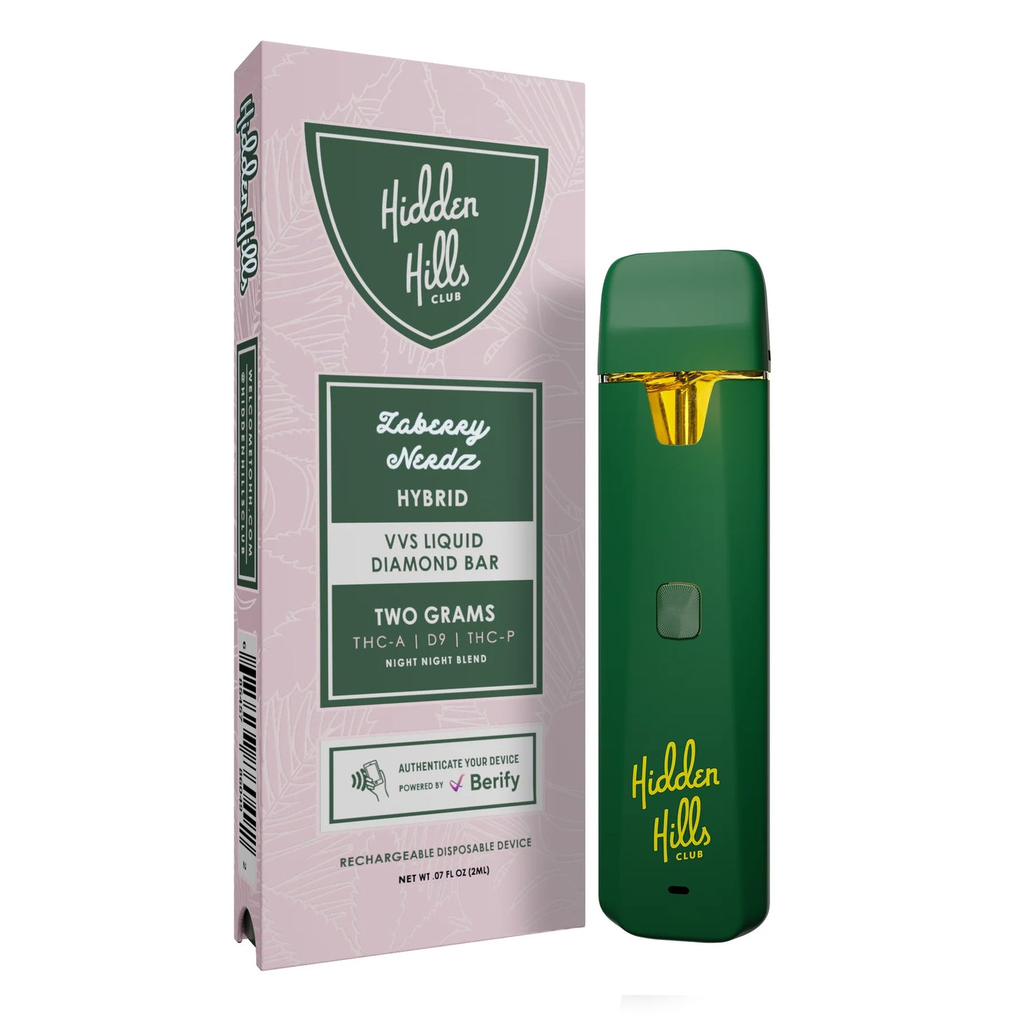 Hidden Hills Club 2g Disposable