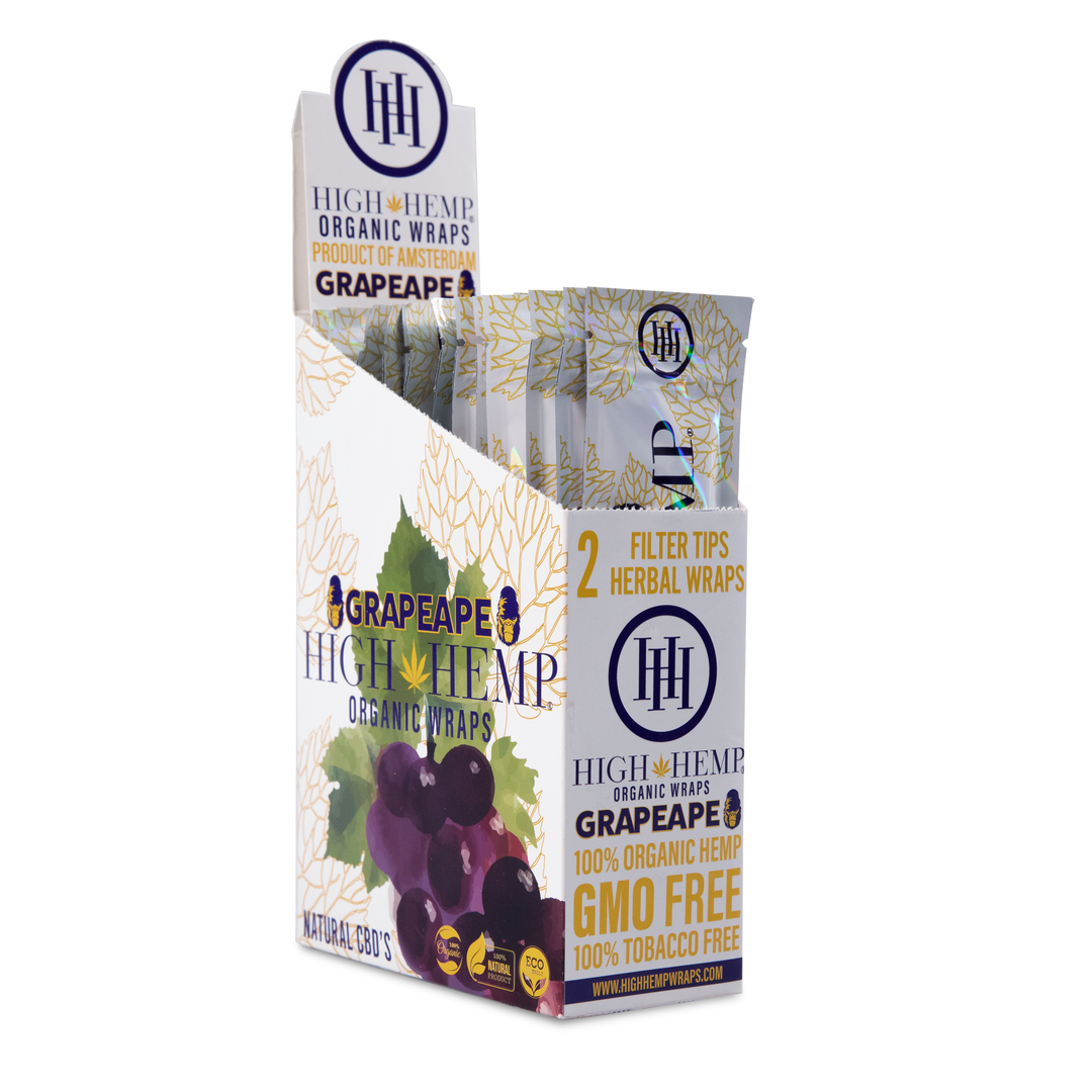 High Hemp Organic Hemp Wraps w/ tip (2 ea)