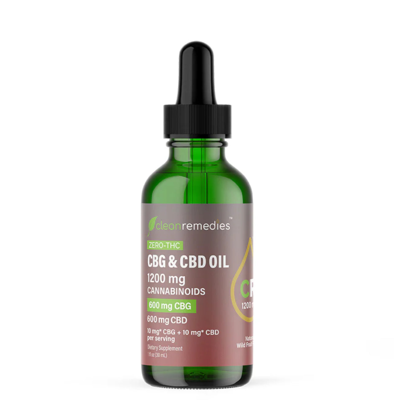 CBG & CBD Optimal Wellness Tincture Oil 1200 mg