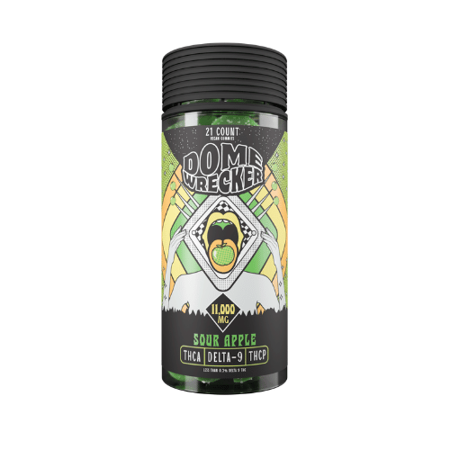 DomeWrecker Edibles (11,000mg) Sour Apple