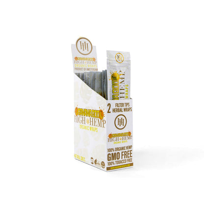 High Hemp Organic Hemp Wraps w/ tip (2 ea)