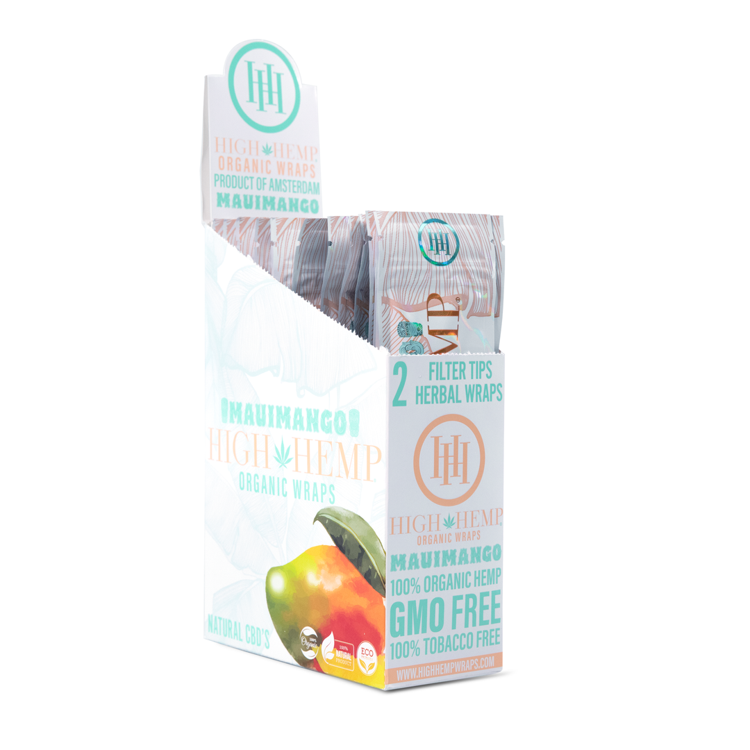 High Hemp Organic Hemp Wraps w/ tip (2 ea)