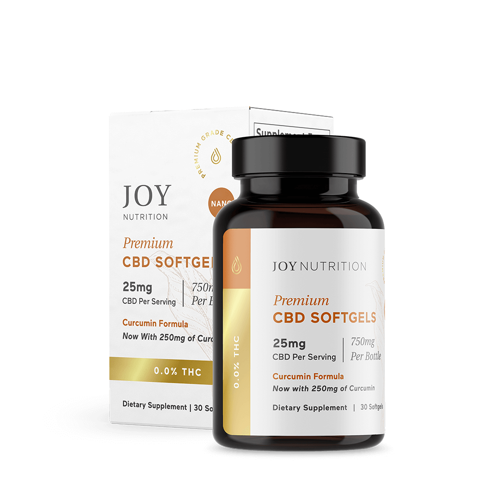 25mg CBD Softgels with Curcumin